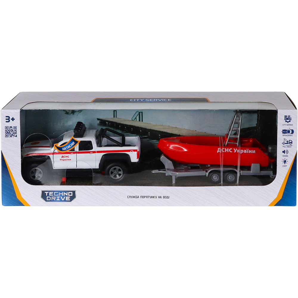 В Украине Игровой набор TECHNODRIVE Водная служба спасения (510217.27)