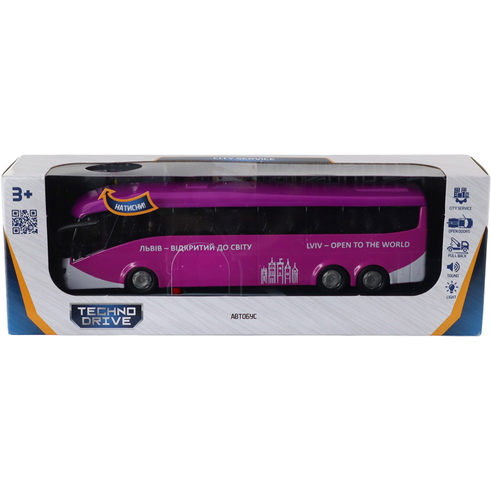 В Украине Автомодель TECHNODRIVE Автобус Львов (510432.27)