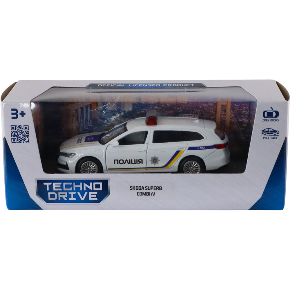 В интернет магазине Автомодель TECHNODRIVE Skoda Superb Combi iV Полиция (250947)