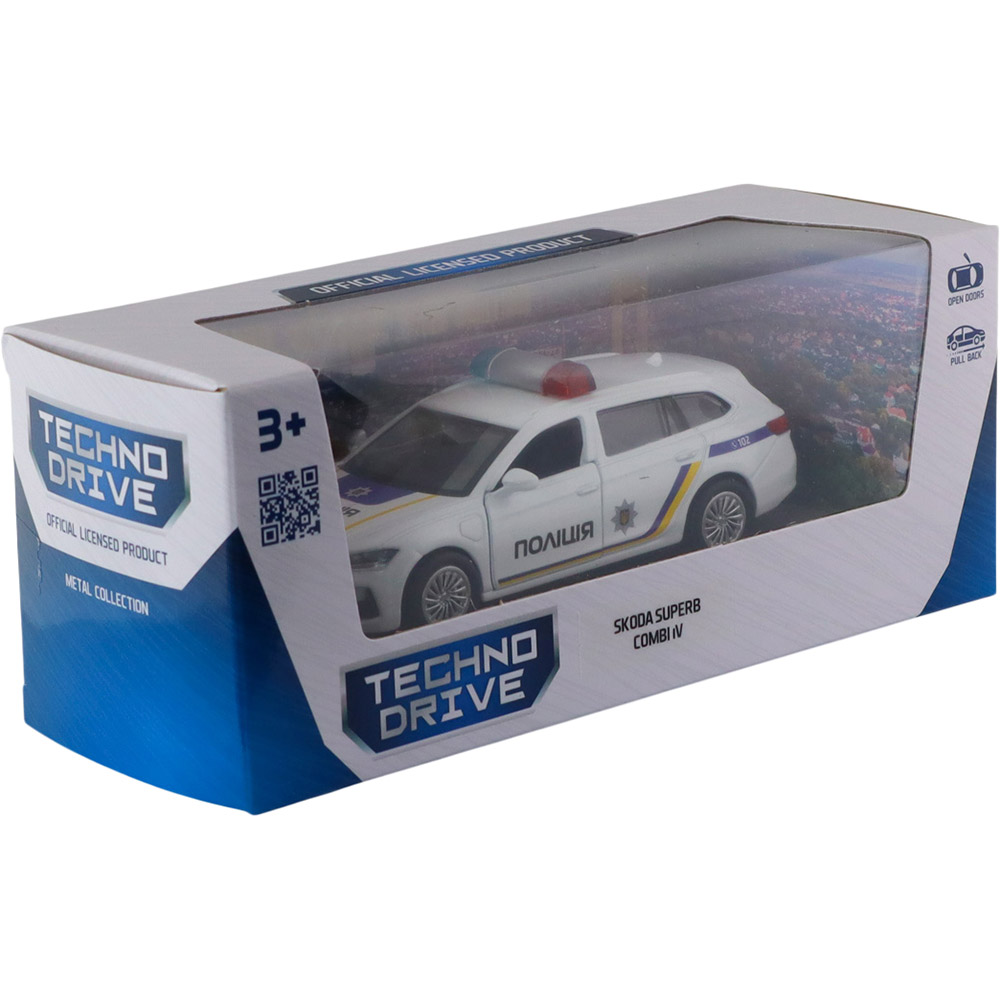 В Фокстрот Автомодель TECHNODRIVE Skoda Superb Combi iV Полиция (250947)