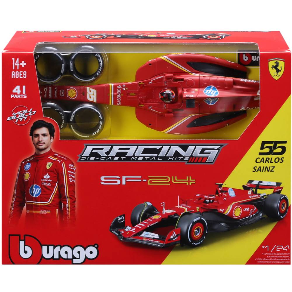 Авто-конструктор BBURAGO Ferrari 1:24 #55 (18-26859) Возраст от 14 лет 