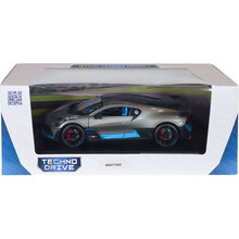 Автомодель TECHNODRIVE Bugatti Divo 1:18 Silver (250940BDGY)