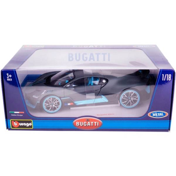Фото Автомодель TECHNODRIVE Bugatti Divo 1:18 Silver (250940BDGY)