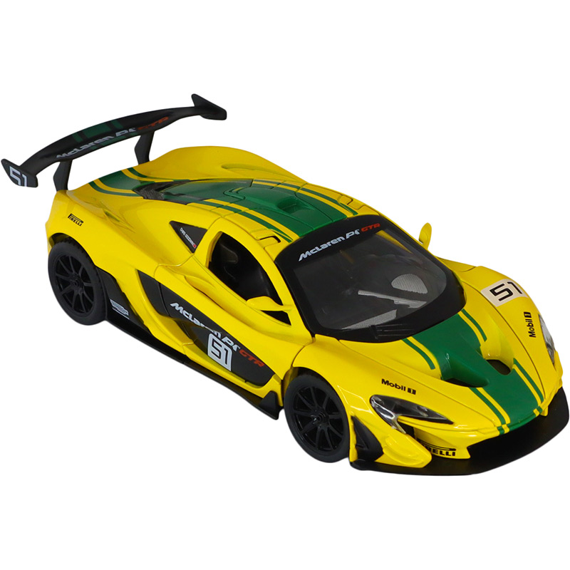 Фото Автомодель TECHNODRIVE McLaren P1 1:24 Yellow (250943MLP1YW)