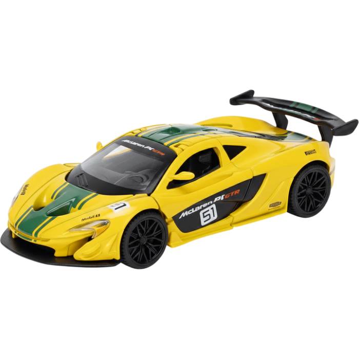 Автомодель TECHNODRIVE McLaren P1 1:24 Yellow (250943MLP1YW)