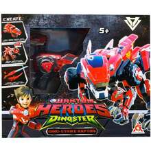 Динозавр-трансформер DINOSTER Мега Дино-Страйк Раптор (EU580805)