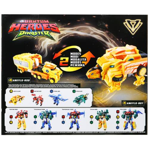 Внешний вид Динозавр-трансформер DINOSTER Мега Дино-Смеш Анкило (EU580806)