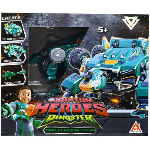 Динозавр-трансформер DINOSTER Мега Діно-Гардіан Стего (EU580807) Матеріал пластик