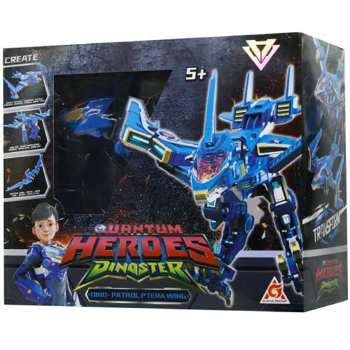 Динозавр-трансформер DINOSTER Мега Дино-Петрол Птера Винг (EU580808) Вид игрушечной машины трансформер