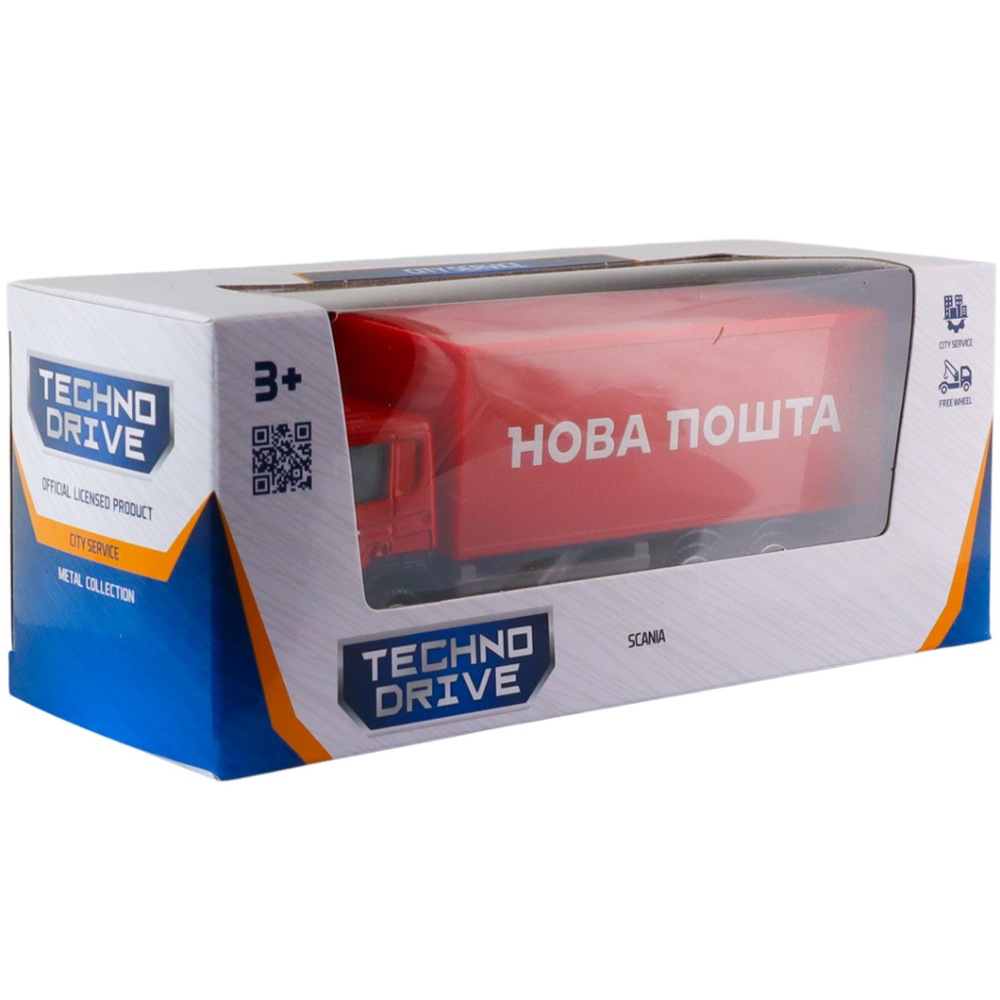 Изображение Автомодель TechnoDrive Scania Новая почта (250414U)