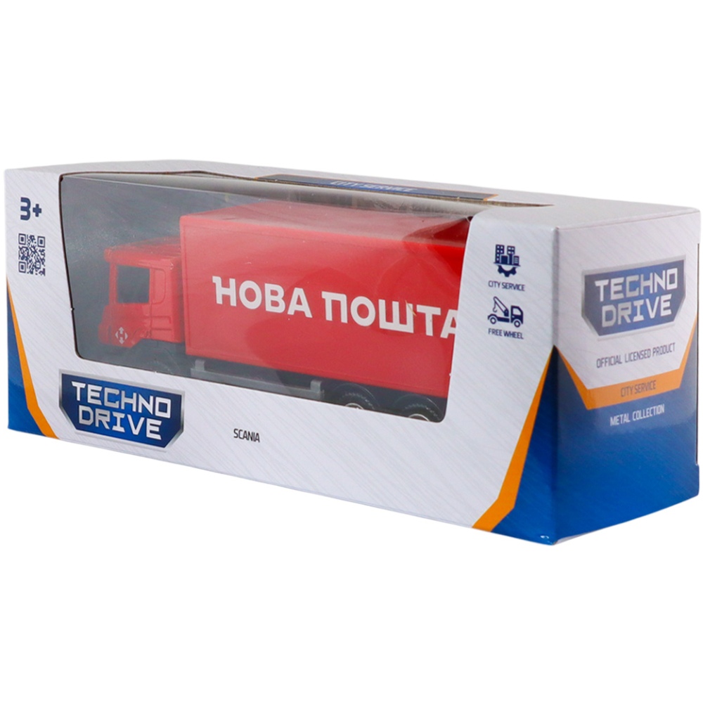 В Украине Автомодель TechnoDrive Scania Новая почта (250414U)