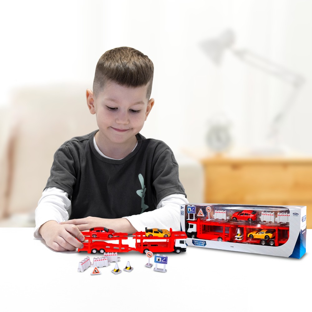 Заказать Игровой набор TECHNODRIVE Автоперевозчик Scania (250415U)