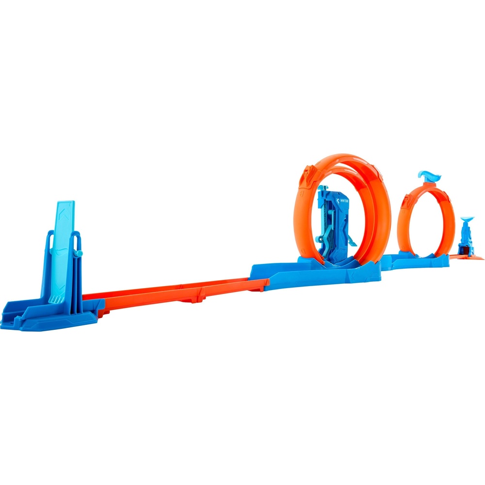 Автотрек Hot Wheels Track Creator Тройная петля (JDW39) Вид игрушечной машины автомобиль
