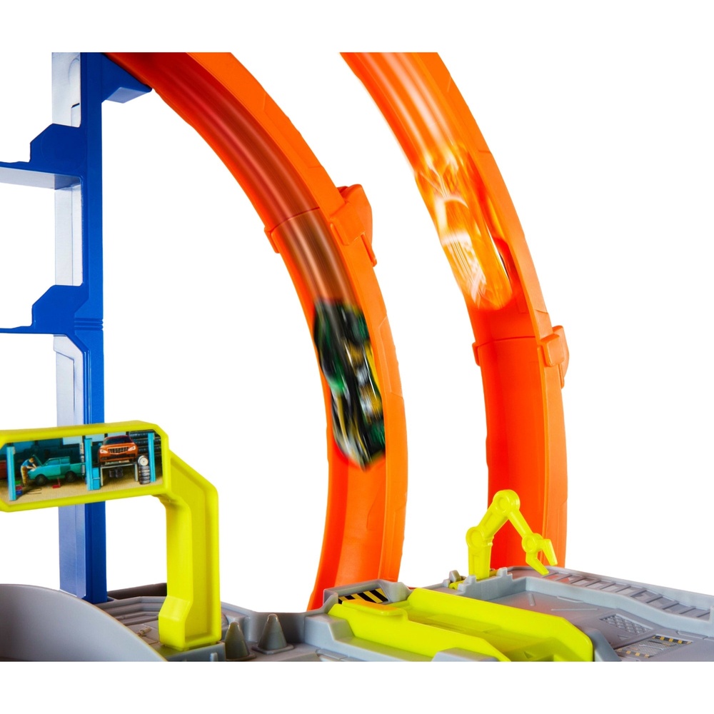 Игровой набор Hot Wheels City Гараж с мега петлей (JBM74) Вид игрушечной машины автомобиль