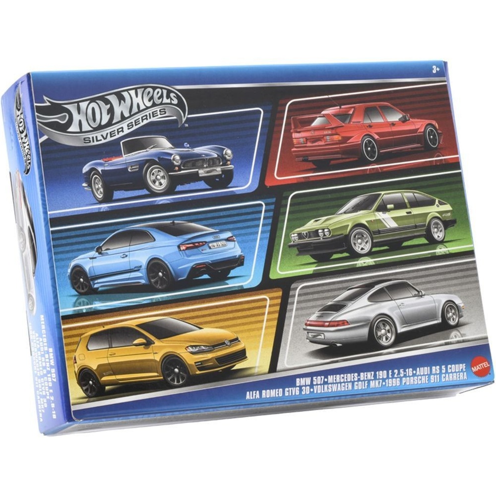 Фото 15 Набір машинок Hot Wheels Silver Series Дорогами Європи 6 шт (JBY79)