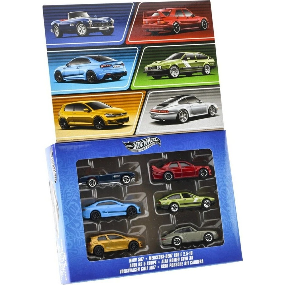 Фото 16 Набір машинок Hot Wheels Silver Series Дорогами Європи 6 шт (JBY79)