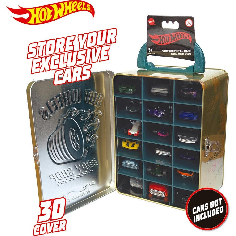 Контейнер Hot Wheels на 18 машинок Gold (HWCC22G) Розміри 90 x 140 x 200