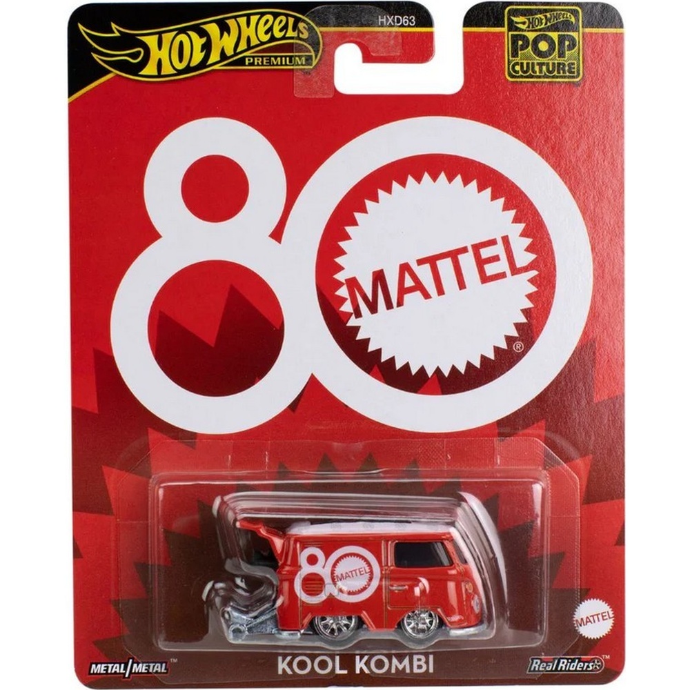 Зовнішній вигляд Машинка Hot Wheels Pop Culture Volkswagen Kool Kombi Mattel 80th (JBL68)