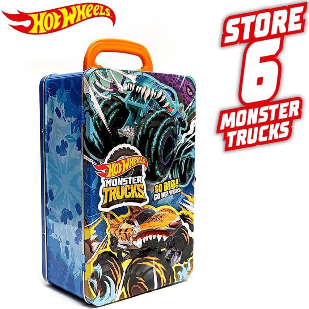 Контейнер HOT WHEELS для хранения Monster trucks (HWCC21) Материал полимер