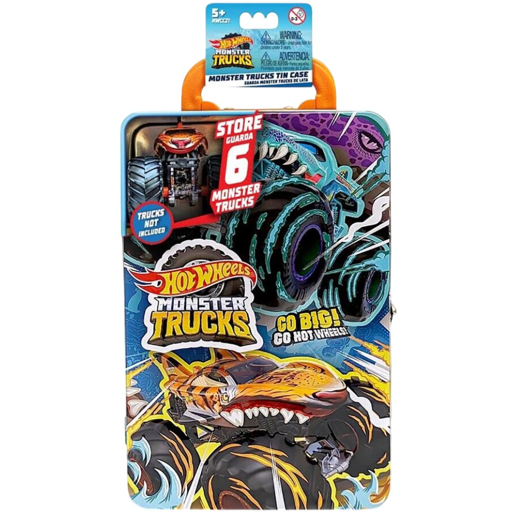 Контейнер HOT WHEELS для хранения Monster trucks (HWCC21) Возраст от 5 лет 