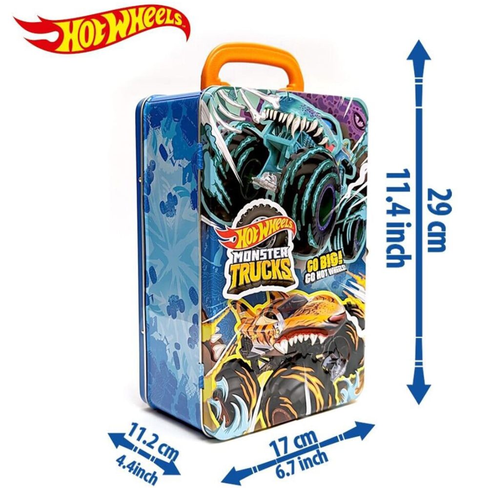 Контейнер HOT WHEELS для хранения Monster trucks (HWCC21) Размеры 290х170х112