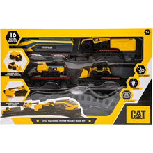 Железная дорога FUNRISE CAT с мини-техникой Строительный экспресс (82949)