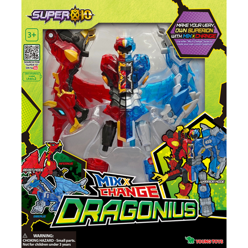 Робот-трансформер SUPER10 MIX Драгоніус (314069) Вік від 3 років
