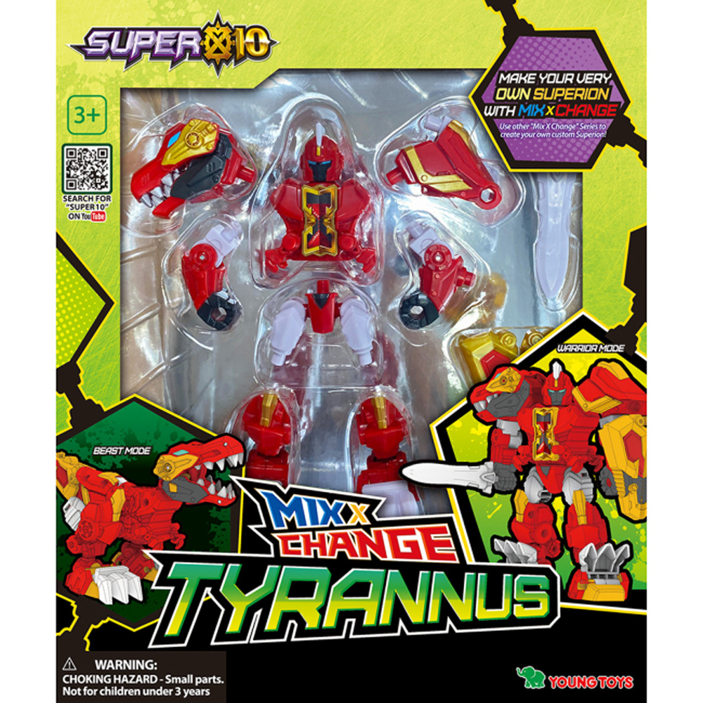 Робот-трансформер SUPER10 MIX Тиранус (314065) Вік від 3 років