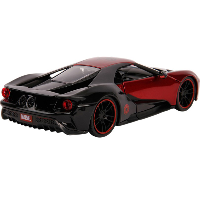 Зображення Автомодель JADA Spider-Man Форд GT металевий із фігуркою Майлза Моралеса 1:24 (253225008)