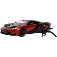 Автомодель JADA Spider-Man Форд GT металевий із фігуркою Майлза Моралеса 1:24 (253225008)
