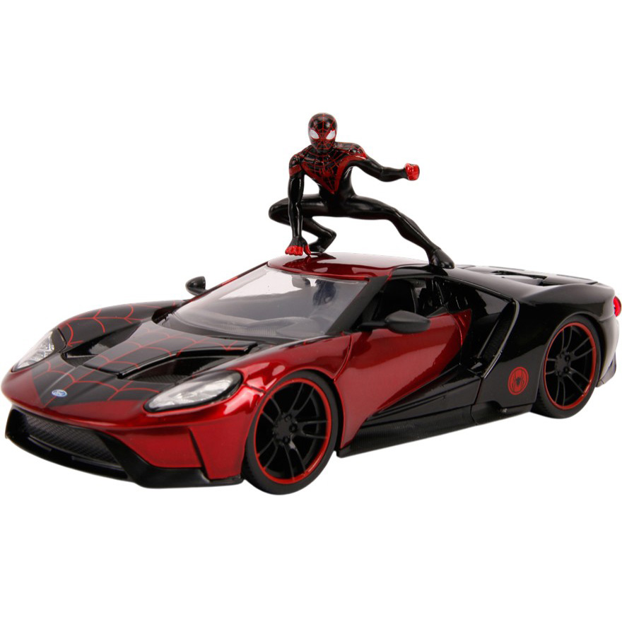 Автомодель JADA Spider-Man Форд GT металевий із фігуркою Майлза Моралеса 1:24 (253225008) Вид моделі автомобіль