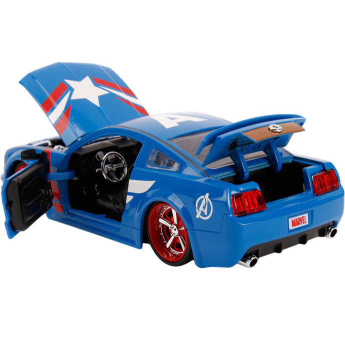 Покупка Автомодель JADA Месники Форд Мустанг GT із фігуркою Капітана Америка 1:24 (253225007)