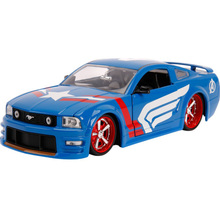 Автомодель JADA Месники Форд Мустанг GT із фігуркою Капітана Америка 1:24 (253225007)