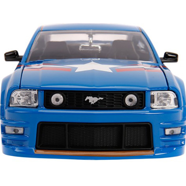 Автомодель JADA Месники Форд Мустанг GT із фігуркою Капітана Америка 1:24 (253225007) Марка авто Ford