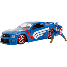 Автомодель JADA Месники Форд Мустанг GT із фігуркою Капітана Америка 1:24 (253225007)