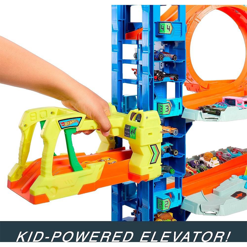 Автотрек HOT WHEELS Легендарний гараж + 2 машини (HKX48) Масштаб 1:64