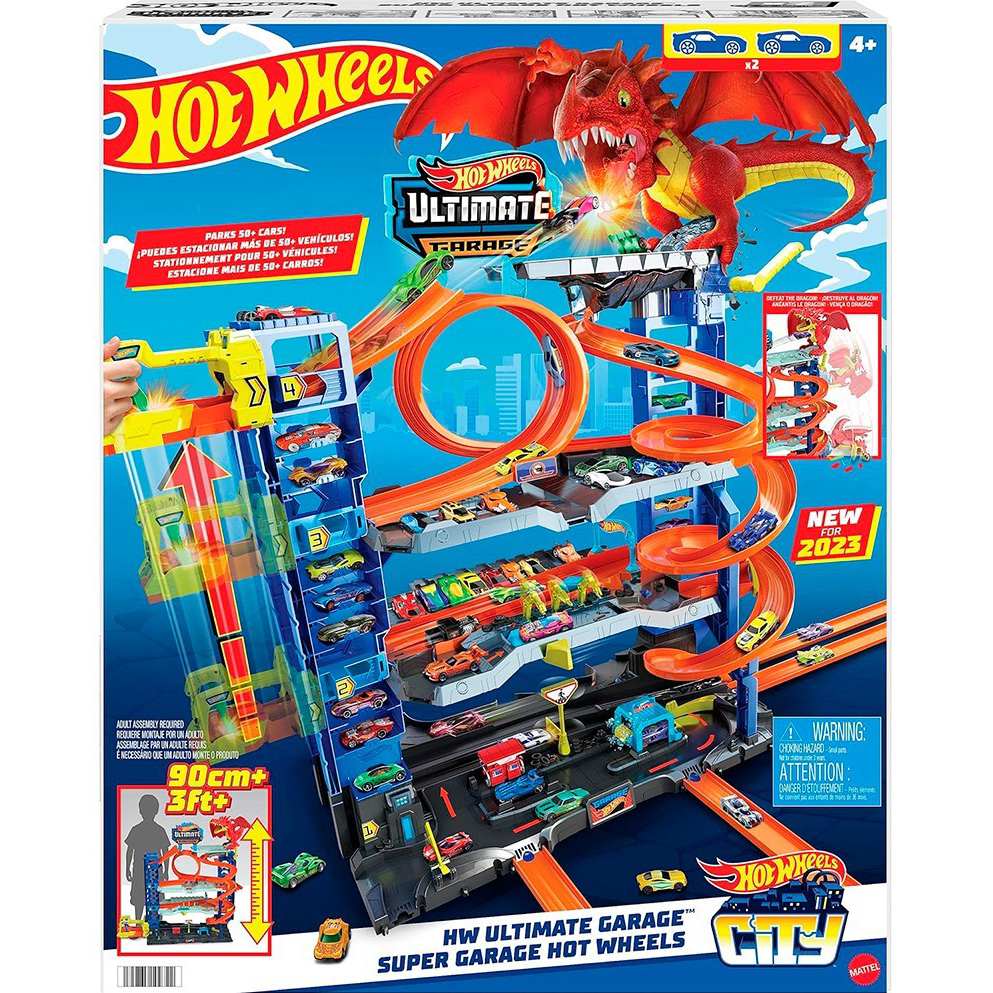 Автотрек HOT WHEELS Легендарний гараж + 2 машини (HKX48) Вік від 4 років