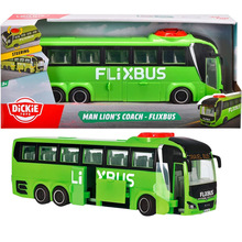 Машинка DICKIE TOYS Спецтехника Туристический автобус Flixbus 26,5 см (3744015)