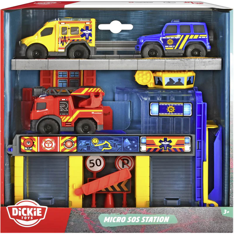Игровой набор DICKIE TOYS SOS Служба спасения Микро (3713017)