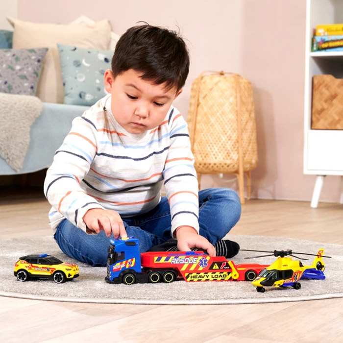 Обзор Игровой набор DICKIE TOYS Транспортер спасательных служб (3717005)