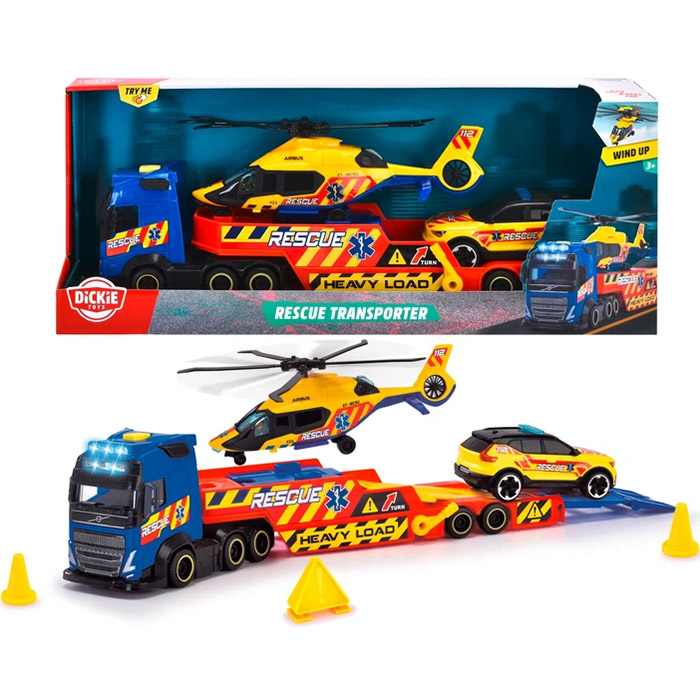 Покупка Игровой набор DICKIE TOYS Транспортер спасательных служб (3717005)
