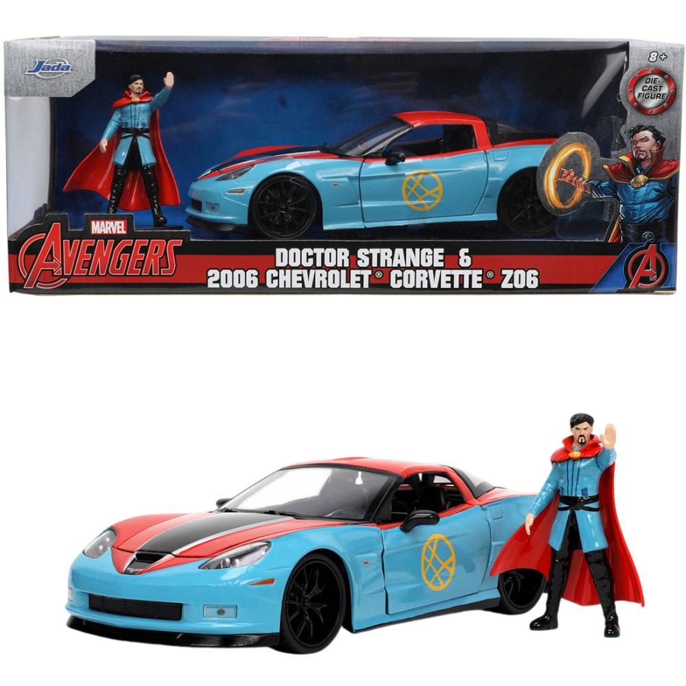 Зображення Машинка JADA Марвел Шевроле Корвет з фігуркою Доктора Стренджа (253225024)