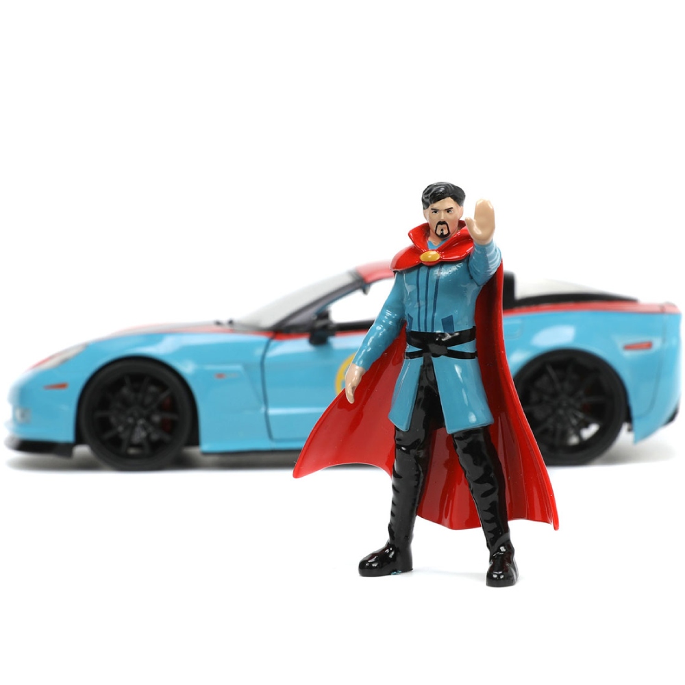 Замовити Машинка JADA Марвел Шевроле Корвет з фігуркою Доктора Стренджа (253225024)