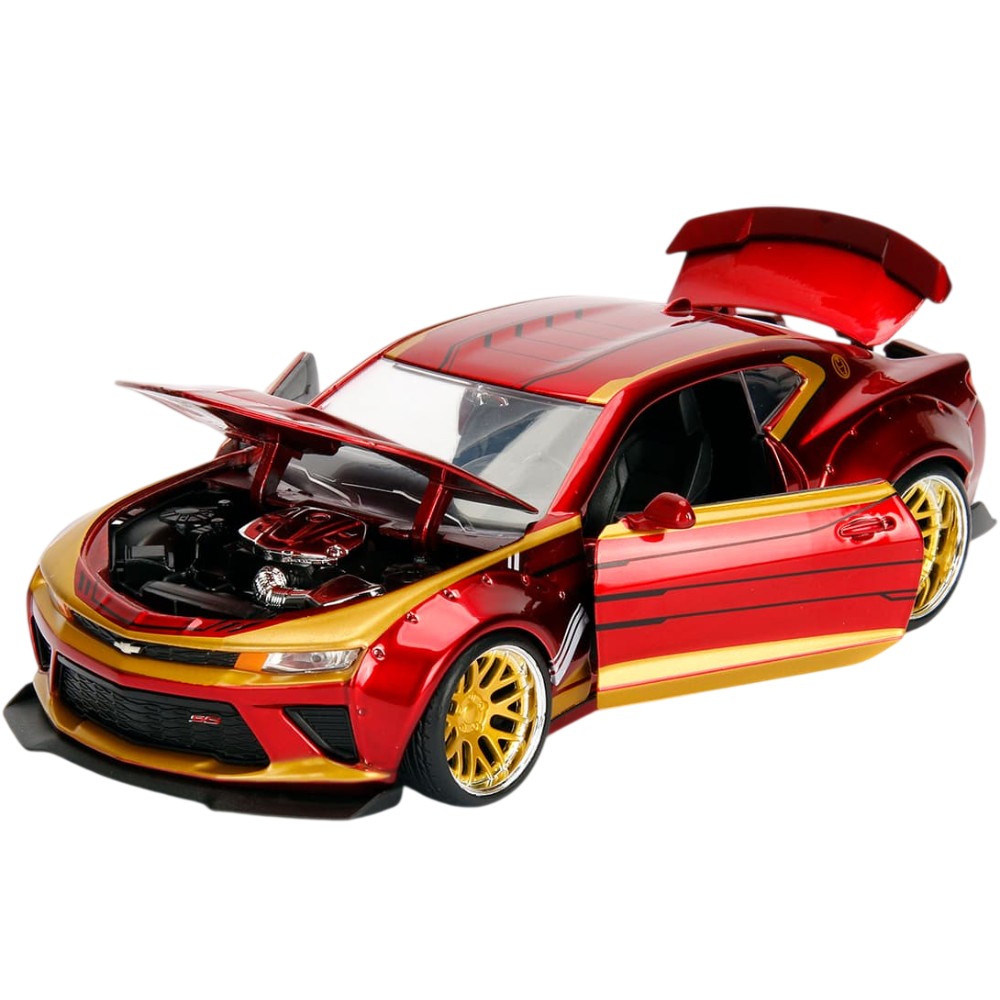 Машинка JADA Марвел Мстители Шевроле Камаро с фигуркой Железного человека (253225003) Марка авто Chevrolet