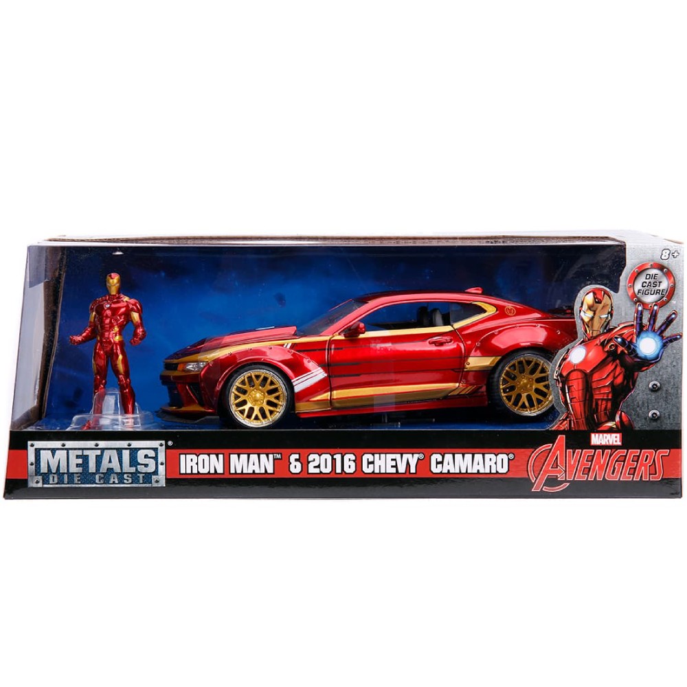 Покупка Машинка JADA Марвел Мстители Шевроле Камаро с фигуркой Железного человека (253225003)