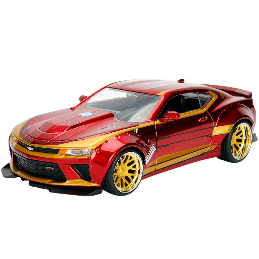 Машинка JADA Марвел Мстители Шевроле Камаро с фигуркой Железного человека (253225003) Возраст от 8 лет 