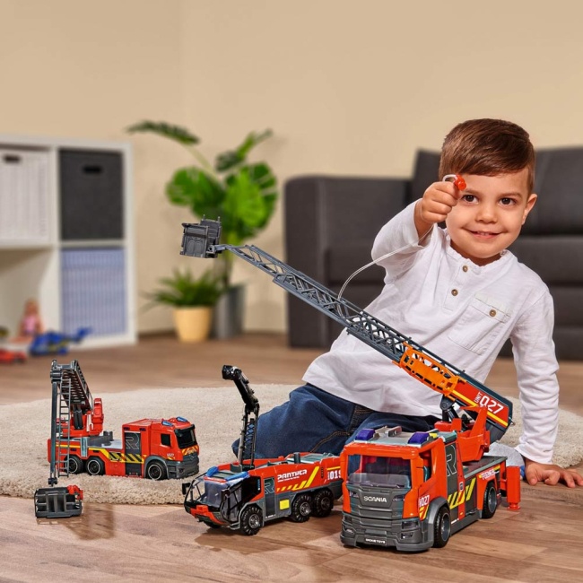 Зовнішній вигляд Машинка DICKIE TOYS Пожежна машина Сканія 35 см (3716017)