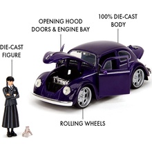 Машинка JADA Volkswagen Beetle с фигуркой Венздей (253255076)
