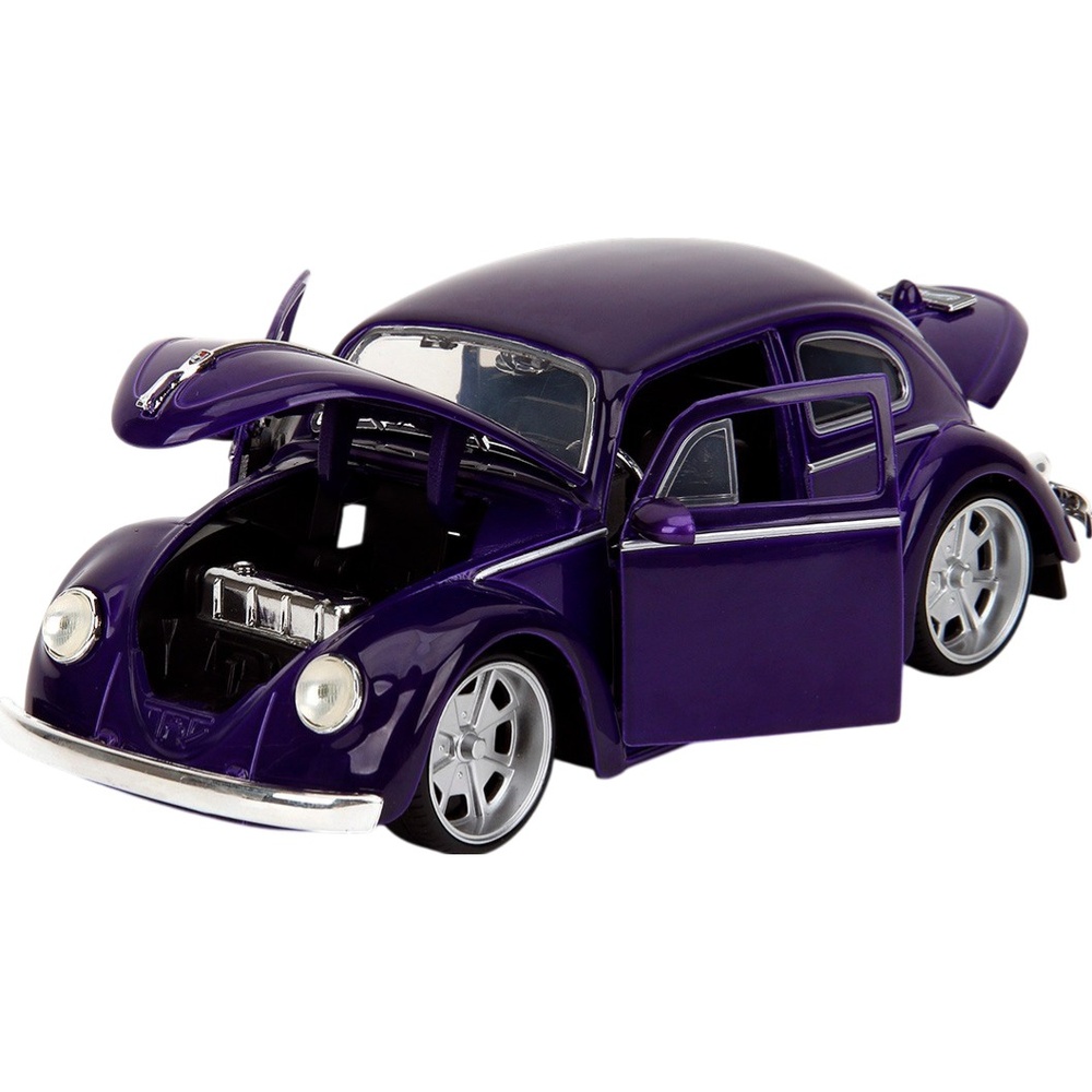 Машинка JADA Volkswagen Beetle с фигуркой Венздей (253255076) Вид игрушечной машины автомобиль
