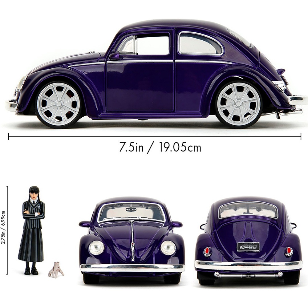 Покупка Машинка JADA Volkswagen Beetle с фигуркой Венздей (253255076)